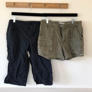 BUNDLE of ladies’ Columbia shorts, size 12.